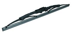 Wiper Blade, Standard, Black Steel Frame, Black Rubber Blade, 13 in., Each