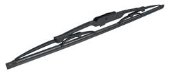 Wiper Blade, Standard, Black Steel Frame, Black Rubber Blade, 18 in., Each