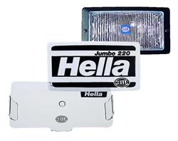 Driving Light, Rectangular, Black Housing, Clear Lens, 12 V, 55 Watts, 9.438 in.x 5.188 in., Each