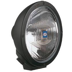 Spot Light, Round, Black Housing, Clear Lens, 12 V, 55 Watts, 8.75 in. Diameter, Each