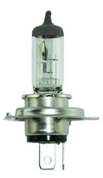 Light Bulb, High Wattage Series, H4, Halogen, White, 3200K Temperature, 80 Watt Low Beam, 100 Watt High Beam, Pair