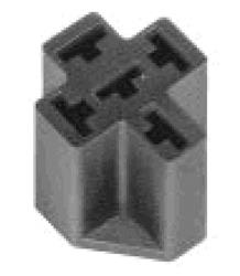 Relay Socket, Mini ISO Wire Harness Connector, 5-terminal Design, Each ...
