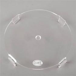 Light Cover, Round, Acrylic, Clear, Hella Logo, Each