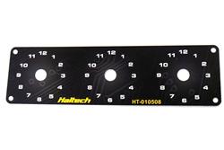 Triple Switch Panel Only - includes Yellow & Red knobs