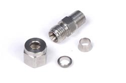 1/4" Stainless Compression Fitting Kit - 1/8" NPT Thread
