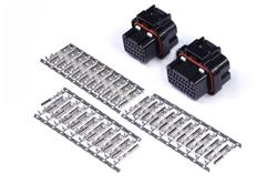 Superseal Connector Set, Plug and Pins Only, AMP 26 and 34 Pin 4 Row 3 Key, Kit