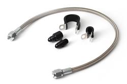 Pressure Sensor Extension Kit, 18 in. Stainless Steel Braided Hose, 1/8 in. NPT Adapters, Kit