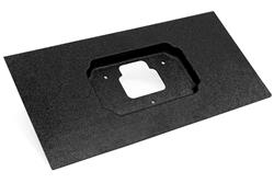 Data Acquisition Components, Mounting Panel, Black, for IC-7 Display Dash, Each