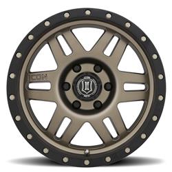 Icon Alloys Six Speed Bronze Wheels