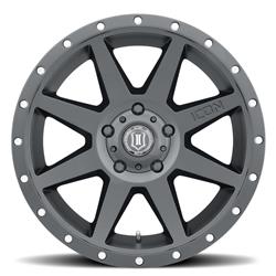 Icon Alloys Rebound Satin Black Wheels 1820908955SB