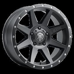 Icon Alloys Rebound Satin Black Wheels 1820907345SB