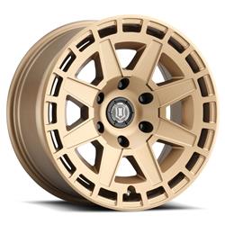 Icon Alloys Compass Satin Brass Wheels