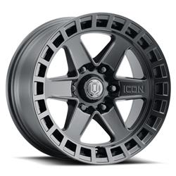 Icon Alloys Raider Satin Black Wheels