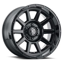 Icon Alloys Recoil Gloss Black Wheels