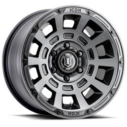 Icon Alloys Thrust Smoked Satin Black Wheels