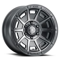 Icon Alloys Victory Smoked Satin Black Wheels