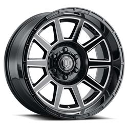 Icon Alloys Recoil Gloss Black with Milled Windows Wheels