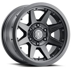 Icon Alloys Rebound Pro Satin Black Wheels