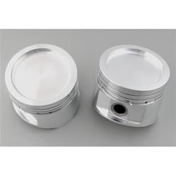 Pistons, Forged, Dish, 3.820 in. Bore, Chevy, Set of 6