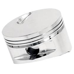 Pistons, Forged, Flat, 4.530 in. Bore, Chevy, Big Block, Set or 8