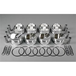 Pistons, Forged, Dome, 4.500 in. Bore, Chevy, Big Block, Set of 8