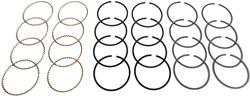 Piston Rings, Plasma-moly, 4.125 in. Bore, 1/16 in, 1/16 in. 3/16 in. Thickness, 8-Cylinder, Set