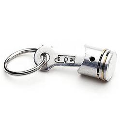 Key Ring, Connecting Rod & Piston, Aluminum, Each