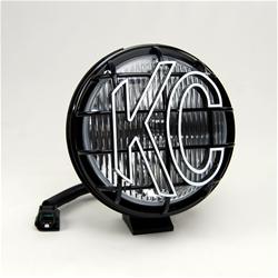 Fog Light, Apollo Pro Series, Round, 12 V, 55 watts, Clear Lens, Black Housing, 6 in. Diameter, Jeep, Each