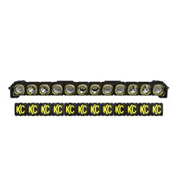 Light Bar, HiLiTES Flex Era, LED Bar Lamp Style, Round, Amber/Clear Bulb, Clear Lens, Black Housing, 9-16 V, 31.36 in. Overall Length, Each