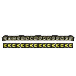 Light Bar, HiLiTES Flex Era, LED Bar Lamp Style, Round, Amber/Clear Bulb, Clear Lens, Black Housing, 9-16 V, 41.36 in. Overall Length, Each