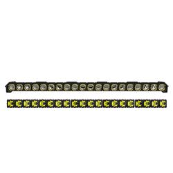 Light Bar, HiLiTES Flex Era, LED Bar Lamp Style, Round, Amber/Clear Bulb, Clear Lens, Black Housing, 9-16 V, 51.36 in. Overall Length, Each