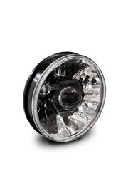 Headlight, HiLiTES Gravity LED Pro, Clear Lens, Black Housing, Jeep, Each