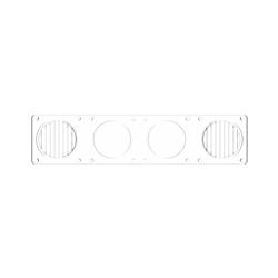 Replacement Lens, Flex Era, Clear, 10 in. Light Bar, Combo, Spot/Flood, Each