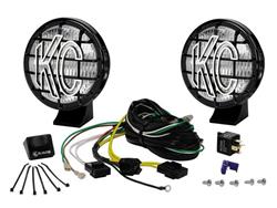 Auxiliary Lights, Apollo Pro Series, 5.00 in. Diameter, Fog Light, Clear Lens, Cover Included, Sold as a Kit