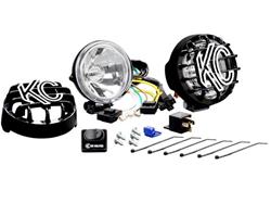 Auxiliary Lights, Rally 400, Driving, Round, 12 V, 55 watts, Clear Lens, 4 in. Diameter, Wiring Harness, Kit