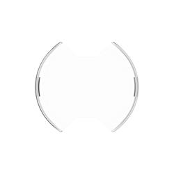 Light Covers, Polycarbonate, Clear, 6 in. Round, Each