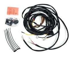 Auxiliary Light Wiring Harness, Switch, Designed for Cyclone LED Lights, Kit