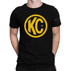 Short Sleeve, KC Logo, Black, Cotton, Men's Large, Each