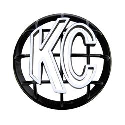 Light Cover, Hard Plastic, White with Black KCC Logo, 5.00 in. Diameter, Each