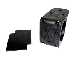 Mounting Bracket, One Light Capacity, Nylon, Black, 2.25 in. To 2.50 in. Diameter Bars, Each