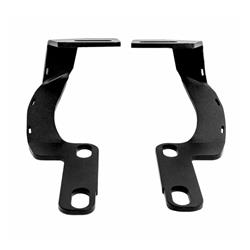 Light Mounting Bracket, A-Pillar, Steel, Black Powdercoated, Toyota, Pair