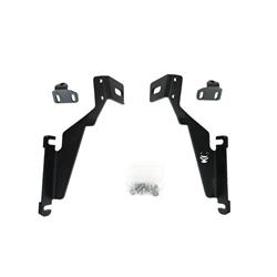 Light Mounting Bracket, A-Pillar, Steel, Black Powdercoated, Ford, Pair