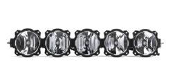 Light Bar, HiLiTES Gravity LED Pro6, LED Bar Lamp Style, Round, Clear Bulb and Lens, Black Housing, 9-32 V, 39.125 in. Length, Each