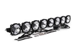 Light Bar, HiLiTES Gravity LED Pro6, LED Bar Lamp Style, Round, Clear Bulb and Lens, Black Housing, 9-32 V, Toyota, Each