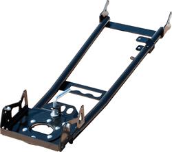 Snow Plow Mount, ATV Push Tube, Frame Mount, Steel, Black Powdercoated, Universal, Each