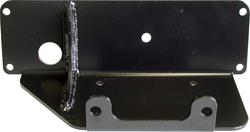 Winch Mount, Plate Style, Steel, Black Powdercoated, Polaris, Each