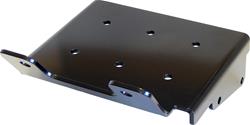 Winch Mount, Plate Style, Steel, Black Powdercoated, Suzuki, Each