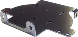 Winch Mount, Plate Style, Steel, Black Powdercoated, for use on Honda®, Each