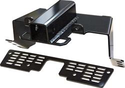 Receiver Hitch, Front, 2 in. Square, Steel, Black Powdercoated, for use on Polaris, Each