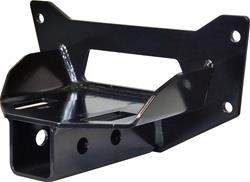 Receiver Winch Mount, Rear, 2 in. Square Receiver Style, Steel, Black Powdercoated, Polaris, Each